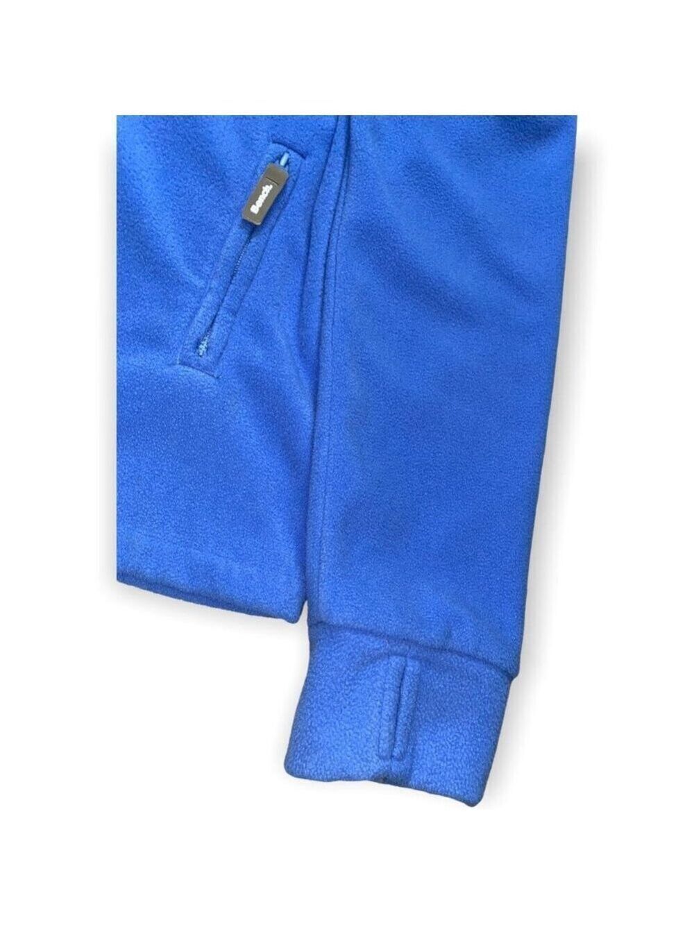 BENCH Sky Blue Fleece Full-Zip Activewear Sweater Jacket - Womens Medium - Picture 3 of 4